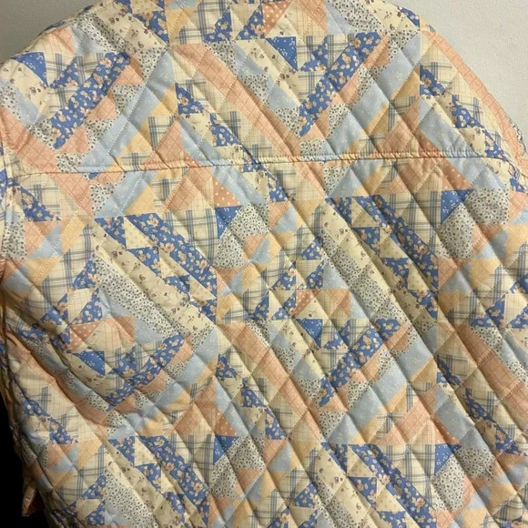 Forever 21 Floral Quilt Patchwork Jacket - Picture 2 of 3